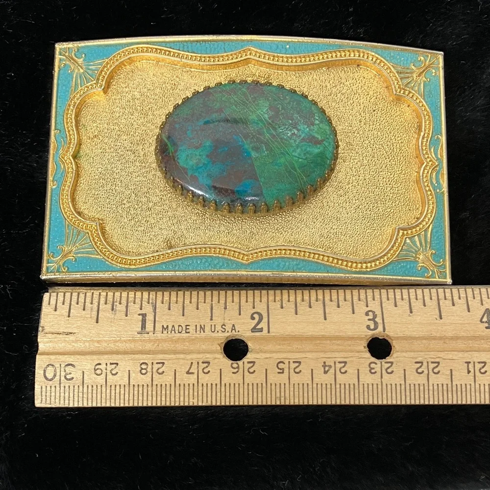 Turquoise Belt Buckle - Picture 5 of 6